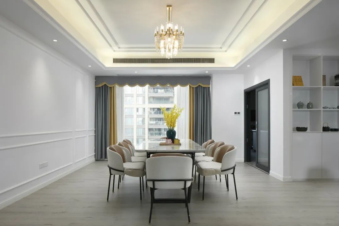 现代|500㎡现代美式,简约舒适的大平层,生活淡雅从容而高级