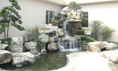 院子|13个庭院“假山景观”设计,诠释意境之美,让院子锦上添花