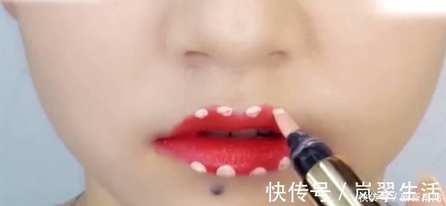 遮瑕 口红太贵?姑娘只用了1支口红 画出了8种唇色!