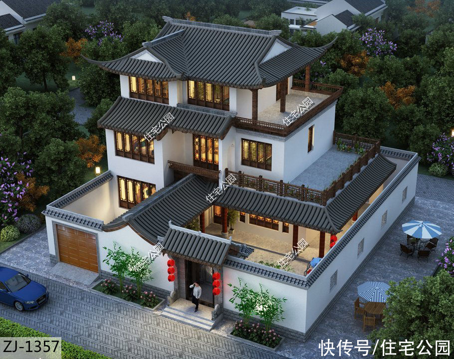 庭院|造价百万的农村别墅长什么样？带大家一起来看看，网友：太划算了