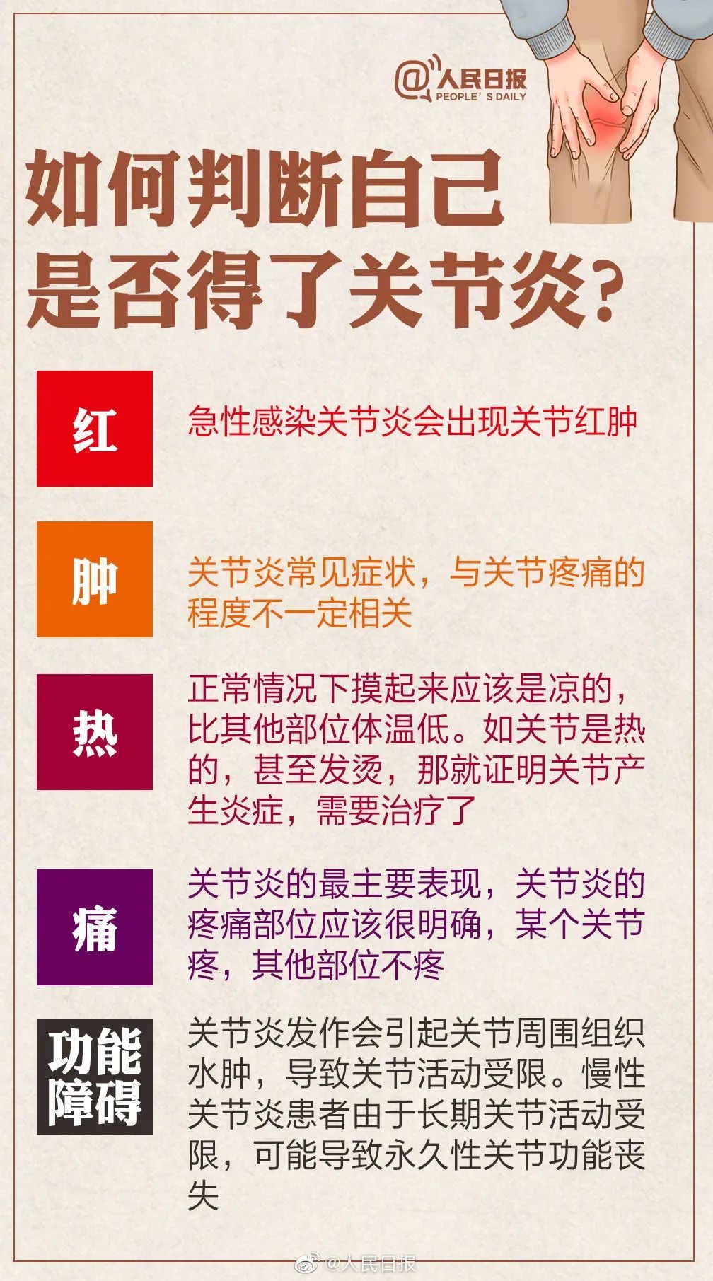 sdswsjkw|【我为群众办实事】公众健康素养大提升｜今天是世界关节炎日！不穿秋裤会得关节炎吗？关节保护你要知道这些！