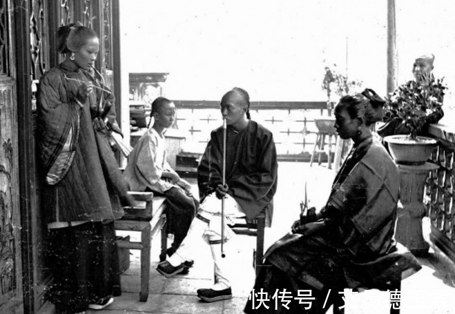 眼睛|1869年广州社会照片，眼睛无神，慵懒无比！