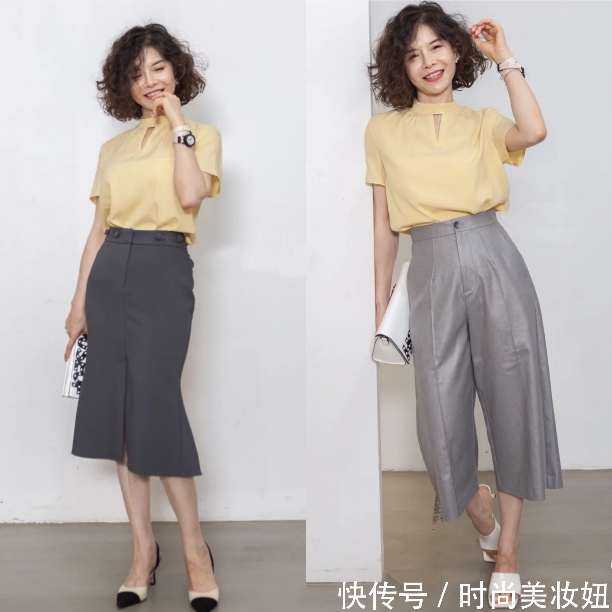颜色|50+如何摆脱大妈感？学她的“优雅色”穿搭，减龄不说还高级