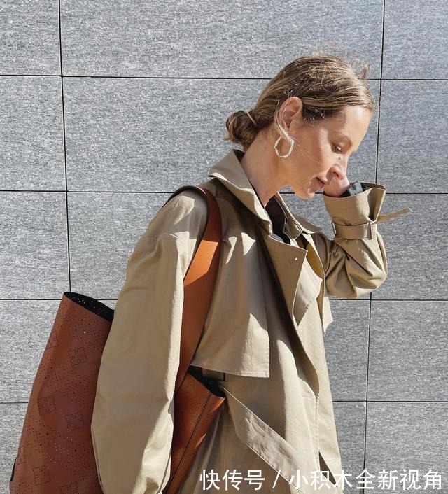 撞衫 风衣+阔腿裤=永不过时的气质精，时髦又高级！