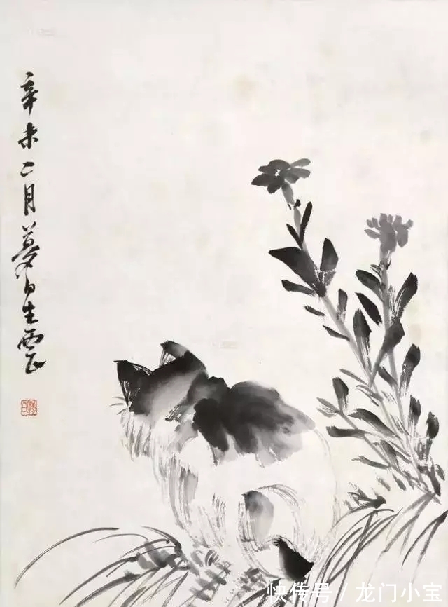 花鸟画$他46岁离去,上世纪二十年代名振京华,与齐白石同为一线花鸟画家