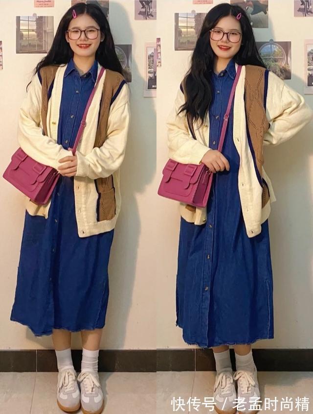 格子衬衫|秋季怎么穿更出众?韩系复古风穿搭好看又温柔