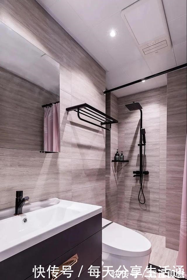 平面图|100平三居室，轻奢风，色彩明亮，简约清爽(附平面图)！