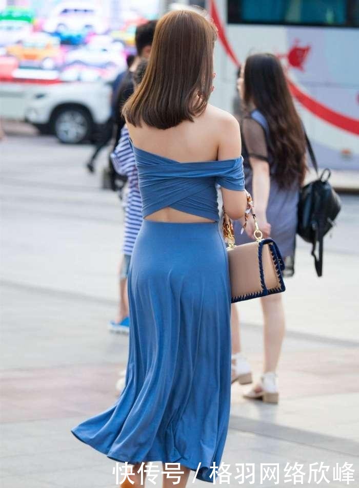 女人味|街拍三位美女 紧身裙穿出超吸睛的女人味