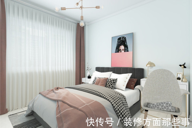 北欧风|120平北欧风三居室制造宽敞,整体清新,简单,典雅