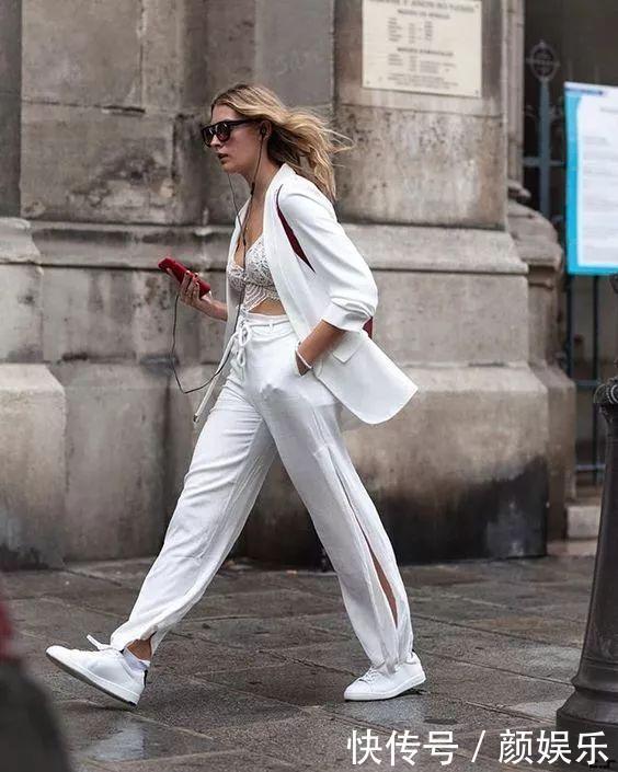 白裤子,穿上了就会上瘾,因为太时髦了!