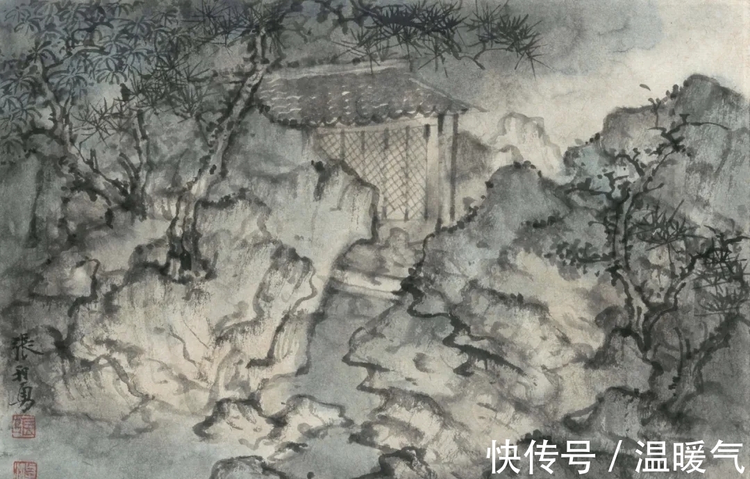 张利勇#江苏省国画院｜南北兼容，张利勇山水画