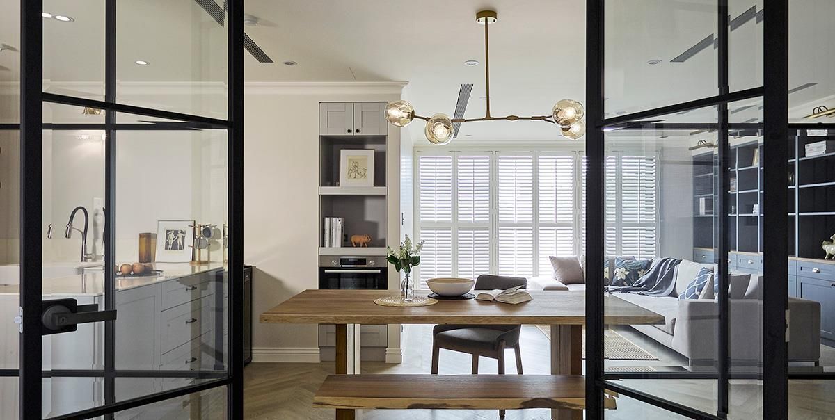 美式|她家122㎡的房子一入户就把人迷住,全屋堪比电影中的场景,太美了