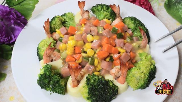 豆腐蒸大虾最好吃的做法,简单美味又营养,看看你喜欢吃不