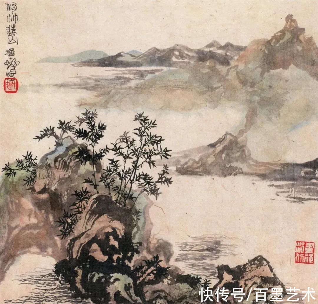 汪大文|程十发送女弟子四组册页,隐藏了四十年的精彩