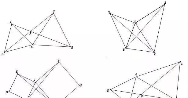 几何|初中数学常用几何模型及构造方法大全，掌握它轻松搞定压轴题！