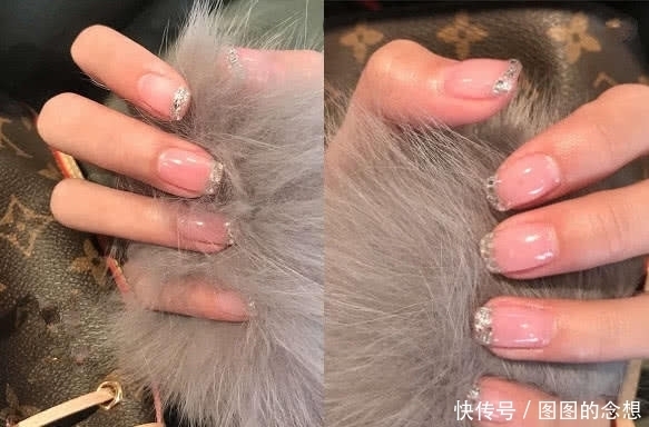 最近“发光”美甲火了,图一银白有气质,图四美的让人心动!
