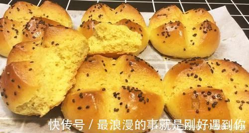 烤盘|玉米面也能做开花馒头，松软香甜，比面包还好吃，看完就能会