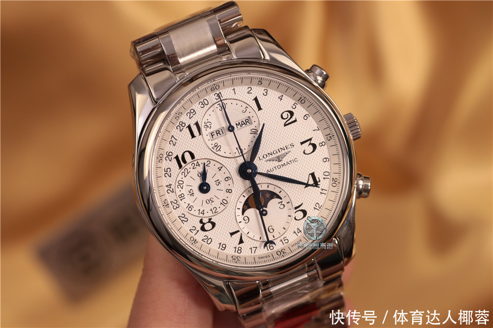 阳哥玩表:KL浪琴八针月相做工如何?来看看实拍评测