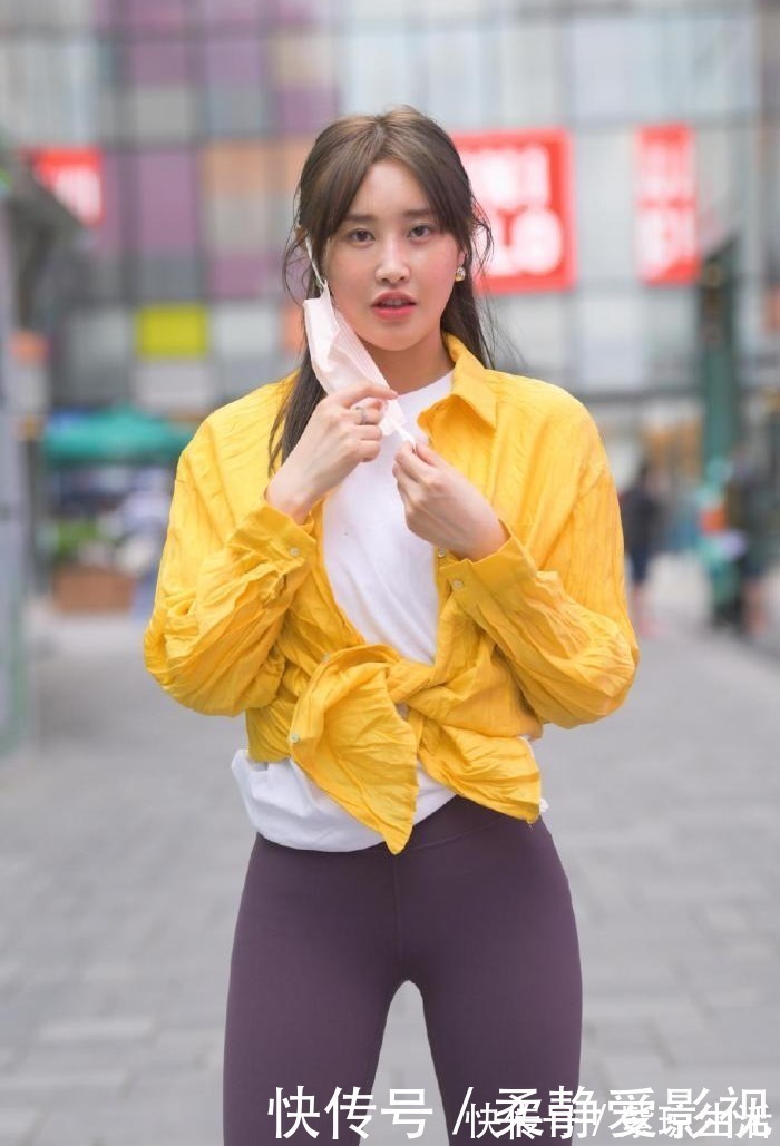 寻常之路|瑜伽裤不仅休闲舒适,百搭配短款上衣夹克等,让你收获青春的活力