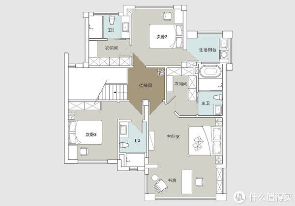 衣帽间|这套202平米的复式楼，装了新中式风之后，大气、韵味还很有意境