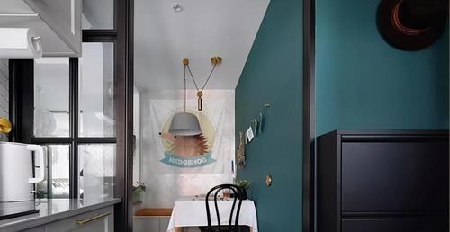 餐厅|晒晒我家63㎡新房,客厅做个小改造,一卧瞬间变两卧,太实用了