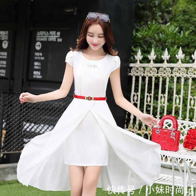 雪纺连衣裙 35岁的女人不能乱穿衣,这8款连衣裙才能衬托你高贵的气质