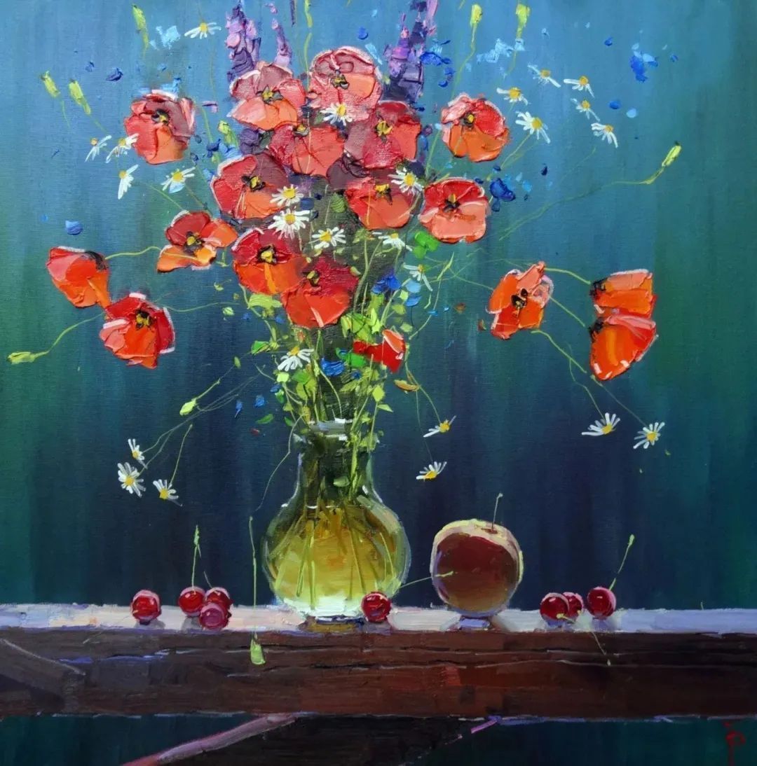 露台&不起眼的房子、简单的露台、普通的小路 他都画得如此出彩!