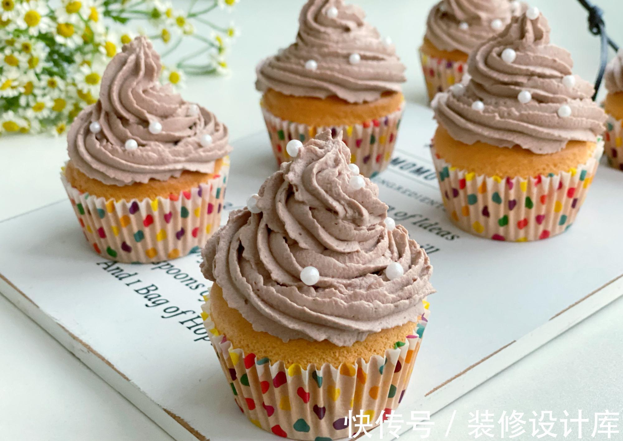 不回缩不塌陷，100%成功率的纸杯蛋糕，详细做法大公开