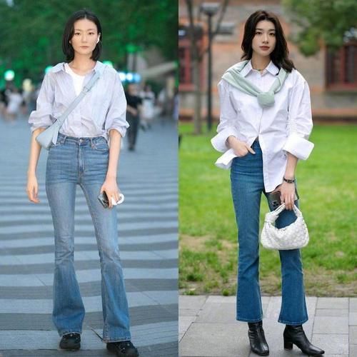 靴子 2021年秋天正流行“裤子+靴子”，不仅显瘦显高，还很洋气