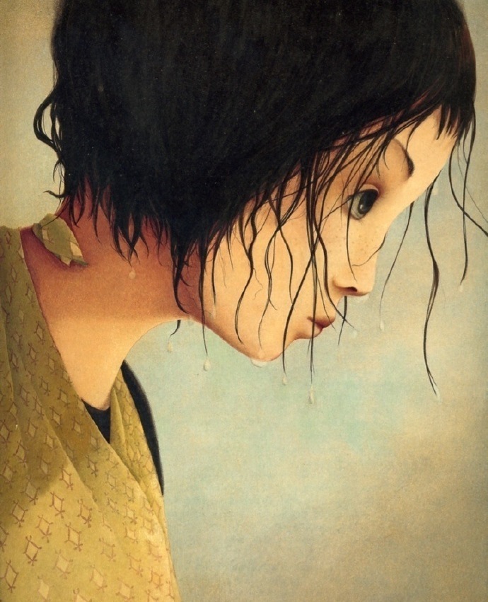 海贝卡·朵特梅-!插画师海贝卡·朵特梅-喜欢用不透明水彩作画,人物造型充满想象力并带有诡异气质