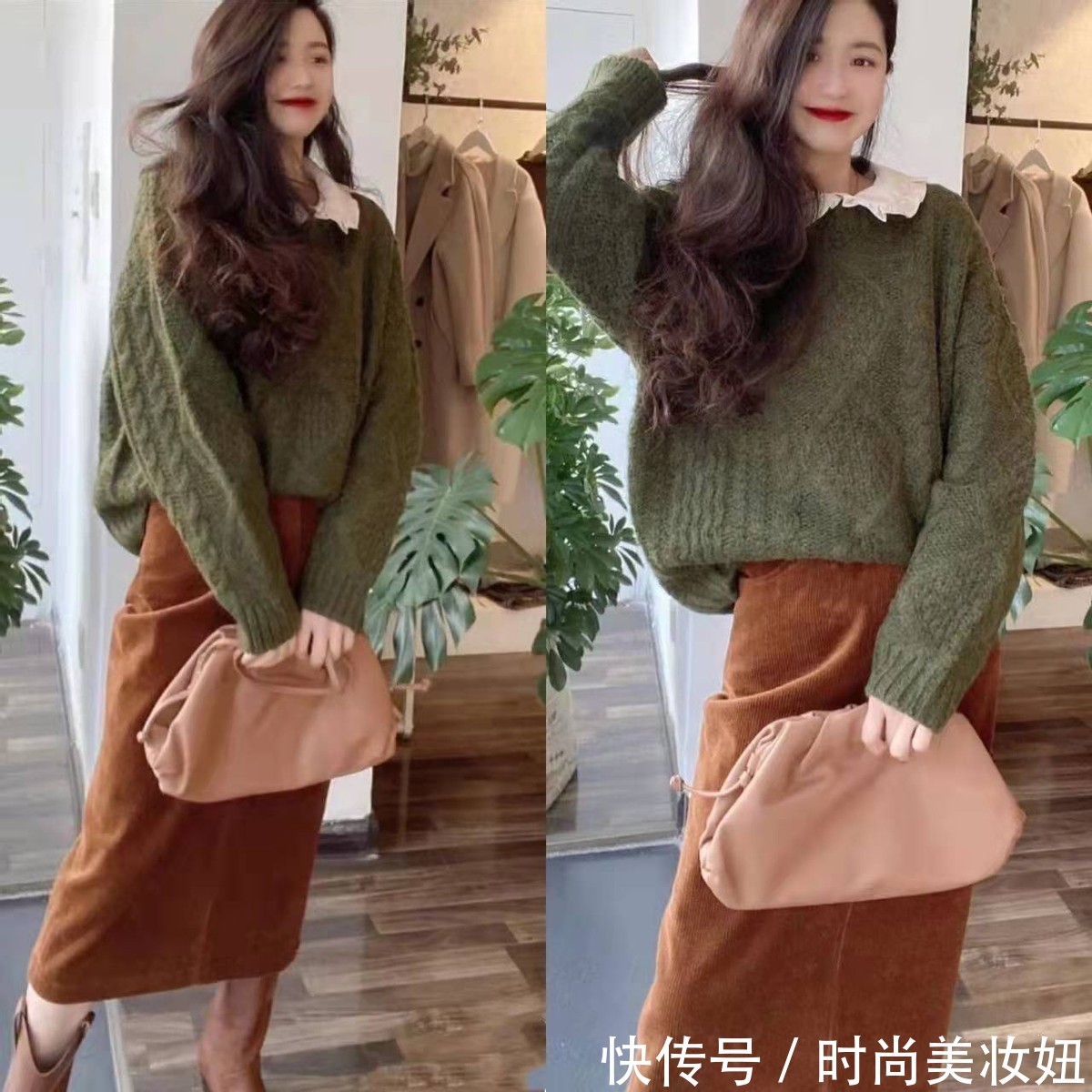 时尚度|“奶奶的毛衣”别急着扔,试试这些搭配方法,减龄不说还很洋气