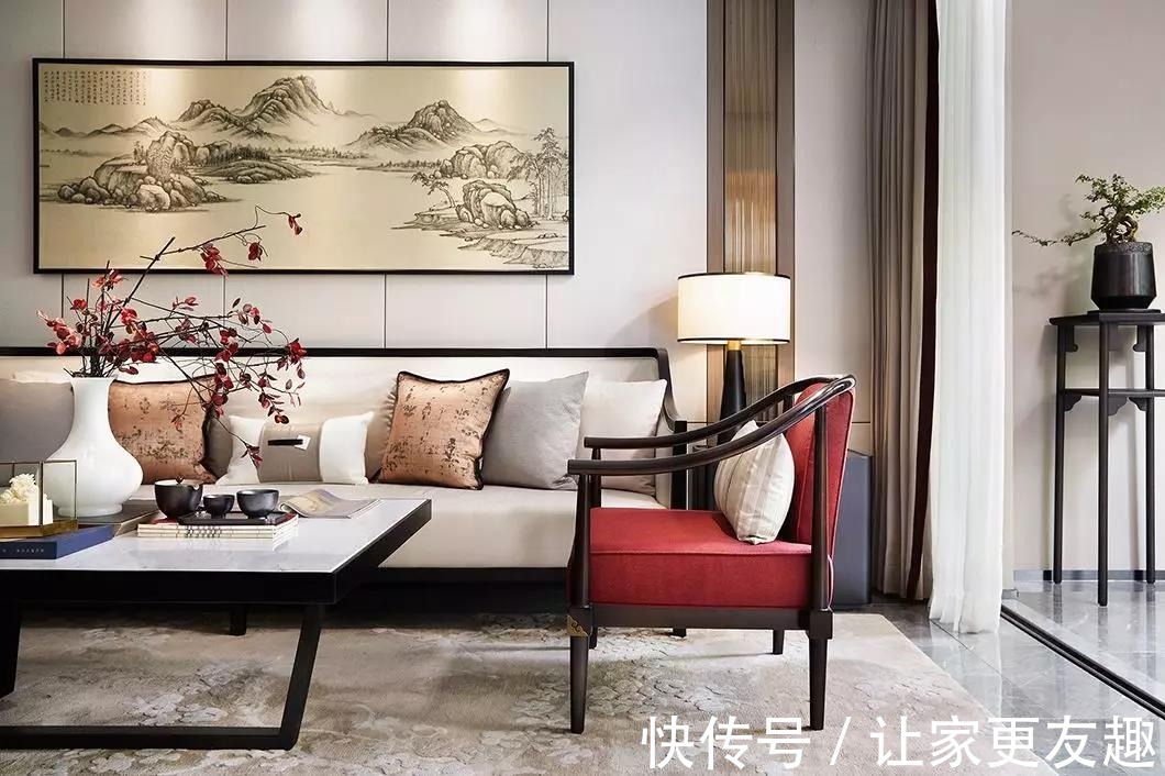 新中式|143㎡新中式风格设计，效果惊艳全小区