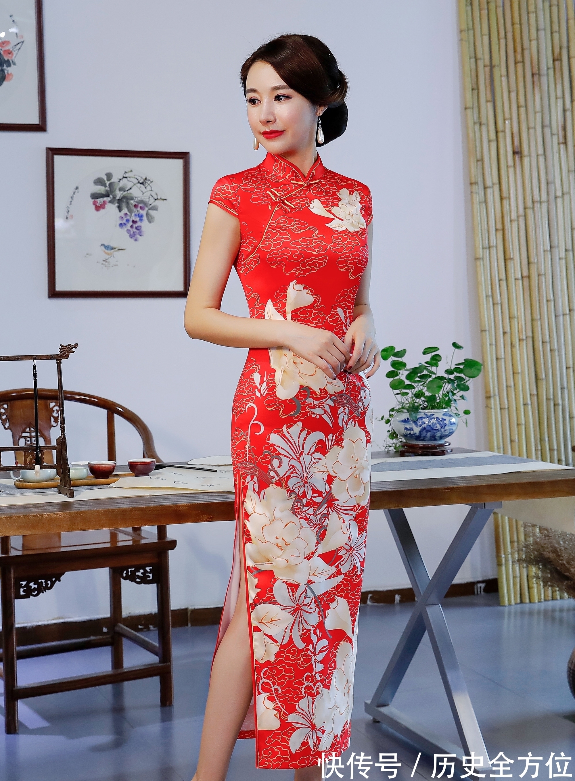 旗袍 为什么越来越多的男人喜欢看女人穿长款旗袍呢?