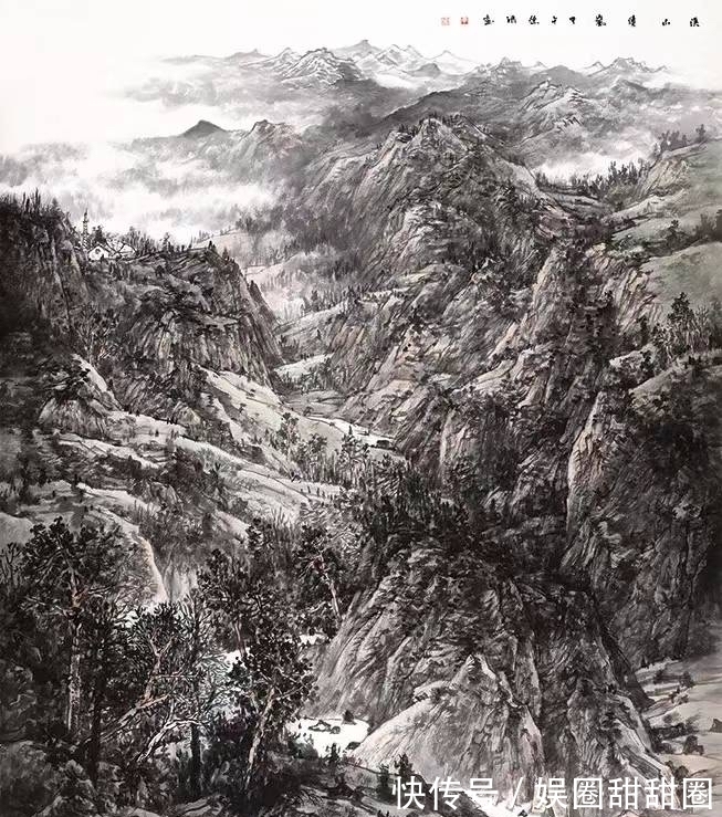 幅幅|李德禄山水画作品集,幅幅都美不胜收、气势磅礴