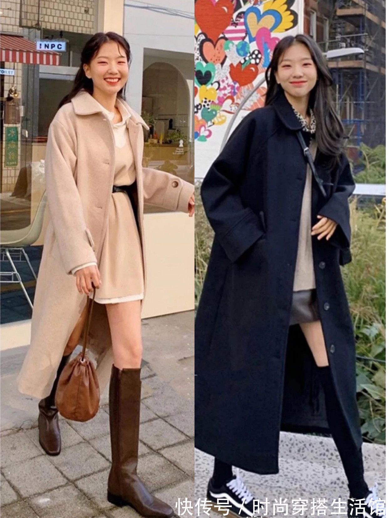 饱和度|被这个韩国小姐姐圈粉了,这样穿大衣时髦又好看,你买了吗?