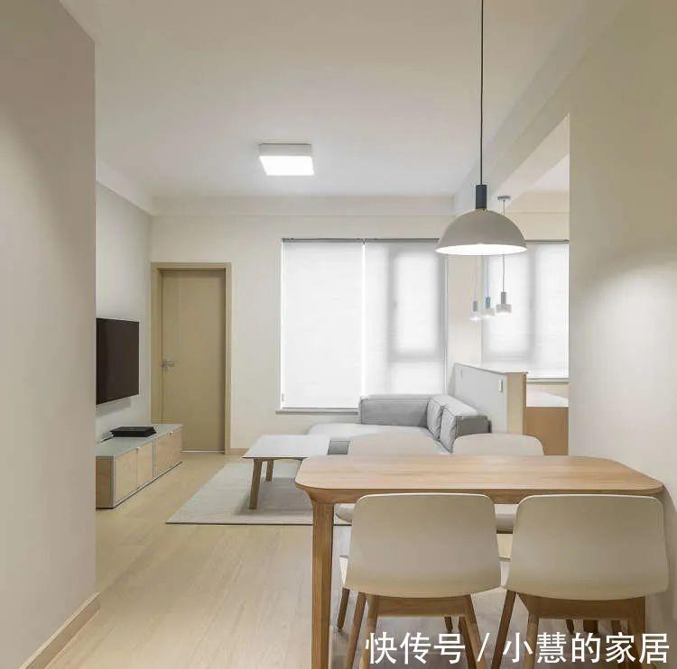 素色主义|50㎡小户型两居室,坚持素色主义,进门一眼就喜欢上了