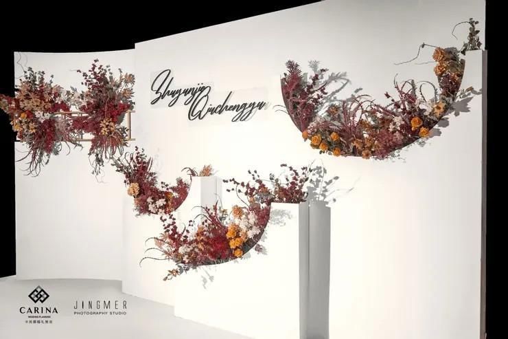 纯白|运用高级色彩展现出高级感的婚礼,用纯白述说从一而终的挚爱