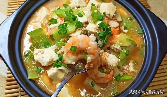 生长发育|教你一个虾味肉末豆腐的做法,成菜口感滑嫩,鲜香好吃又下饭