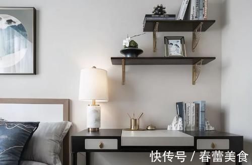 烟灰蓝|125㎡装出不一样的中式,烟灰蓝的加入更清爽,这种美看不腻