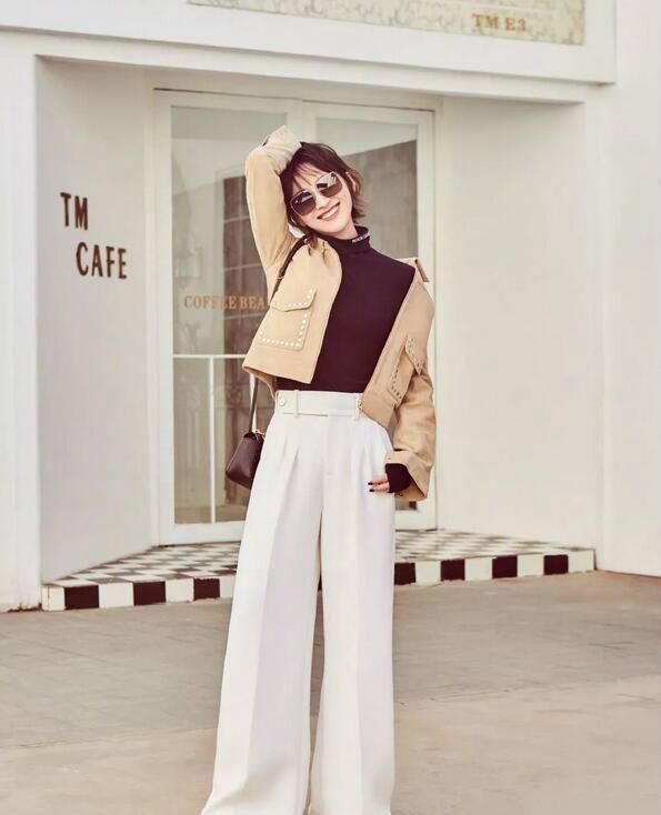 上瘦下胖的梨形身材该怎么穿？你得懂这些小技巧，显瘦显高又高级