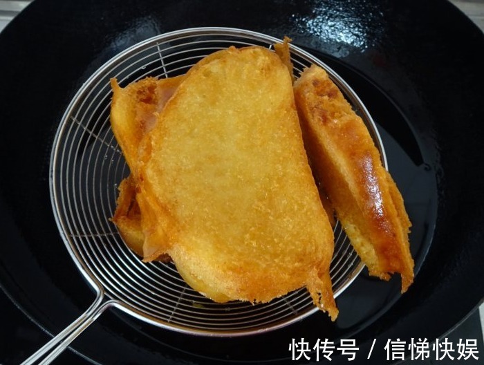 炸馒头片，有人直接炸，有人裹蛋液，都错了！这样做不吸油更酥脆