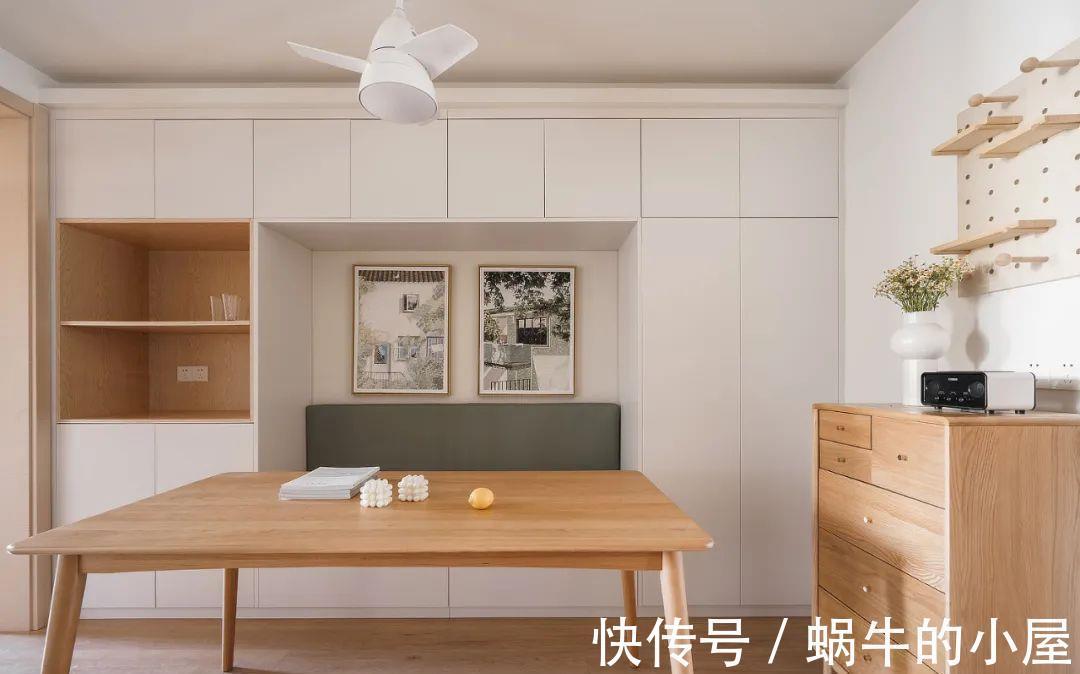 书桌|小户型大逆袭！50㎡奇葩手枪户型，设计师改造后秒变豪宅，简直了