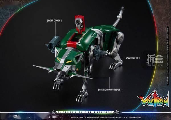 机器人|Blitzway 新品： 百兽王Voltron(战神金刚) -CARBOTIX系列可动手办（38CM高）