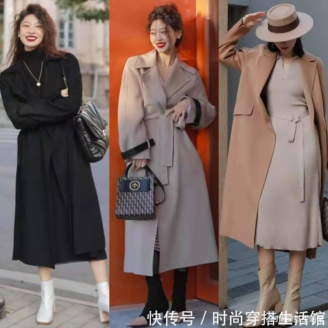 版型|说实话,春天穿大衣别总配打底裤,换一种方式不仅不土,还很时髦