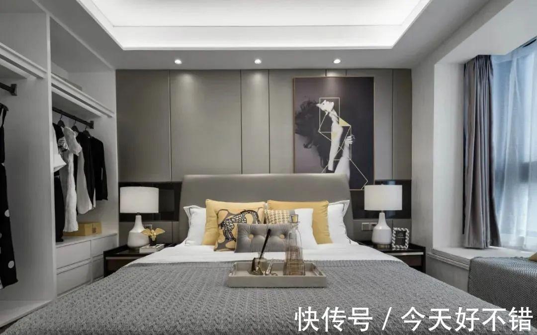 布置|80㎡现代轻奢,整体灰色调为主色,简约而舒适!