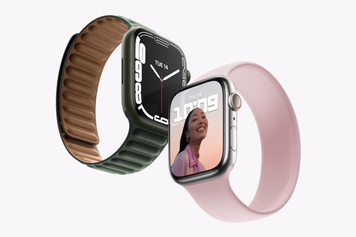 苹果Apple Watch Series 7支持快充功能，需使用包装盒内充电线