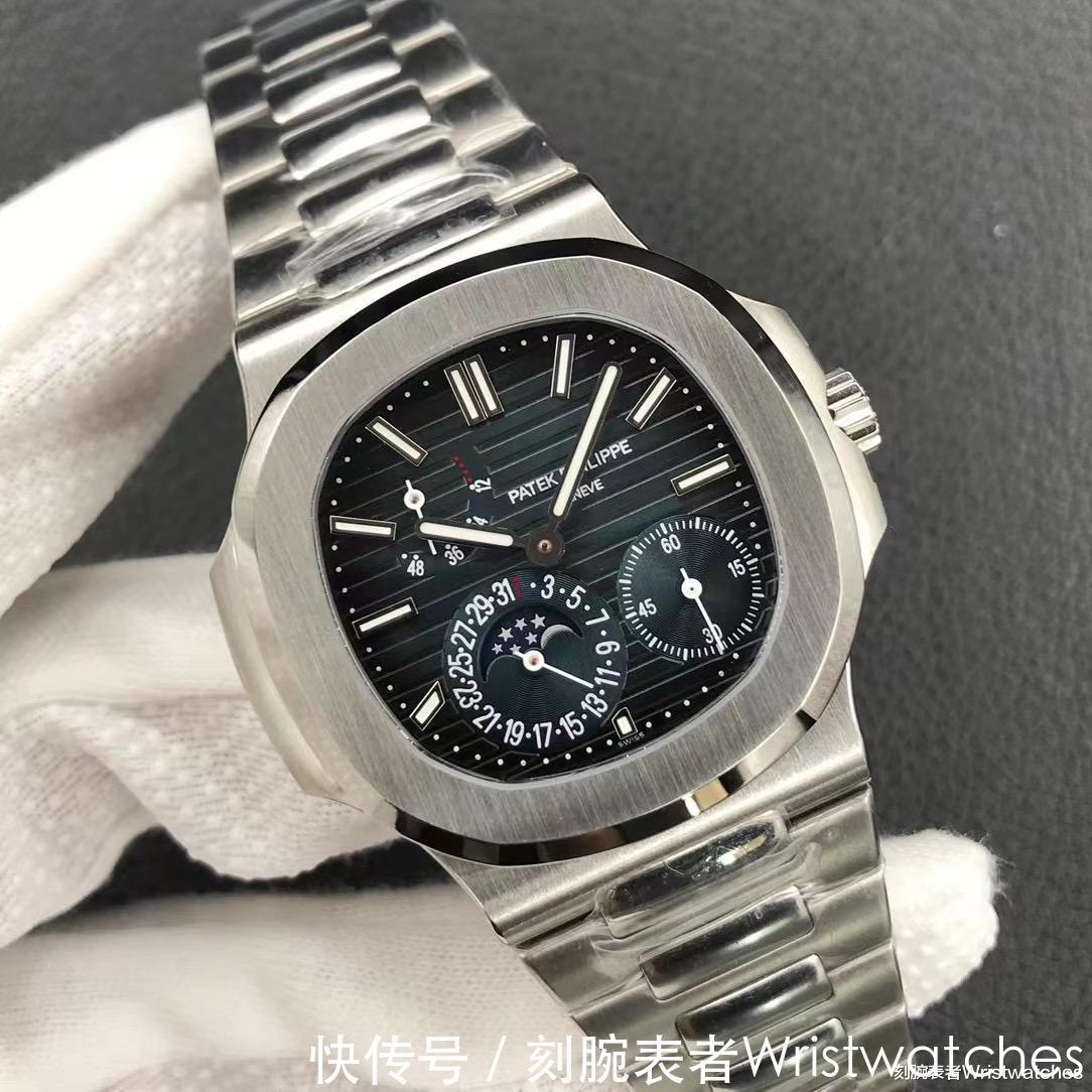 腕表|PPF厂百达翡丽鹦鹉螺5712GR复刻表与绿厂哪个好!