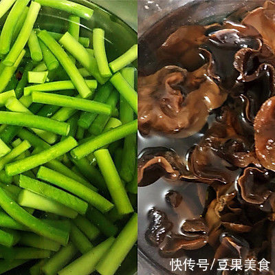 十三香|料足口感好，你一定喜欢的美味下饭「蒜薹木耳炒肉丝」