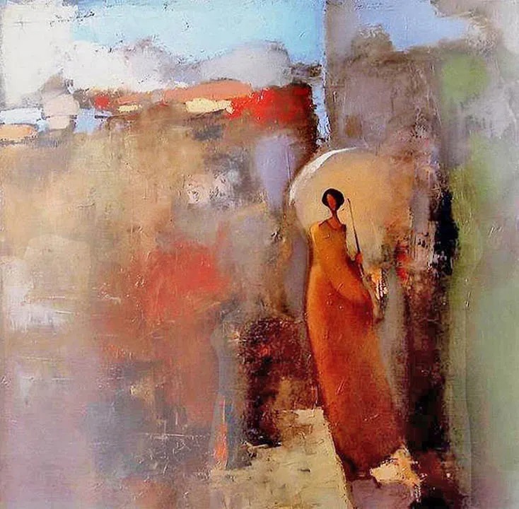 笔触@笔触率性,优雅朦胧的风景油画,迷人!