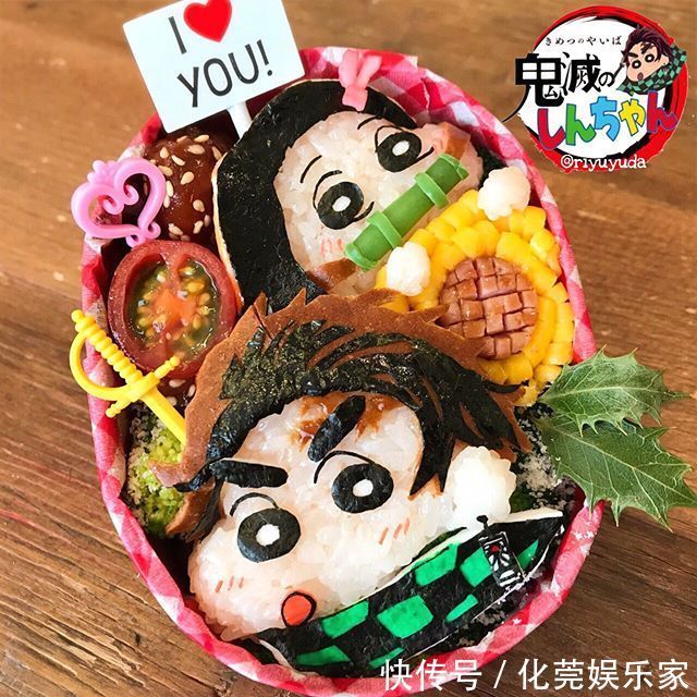 鳞泷|食物能量点满鬼灭之刃角色便当,这么精美怎么舍得吃的下去